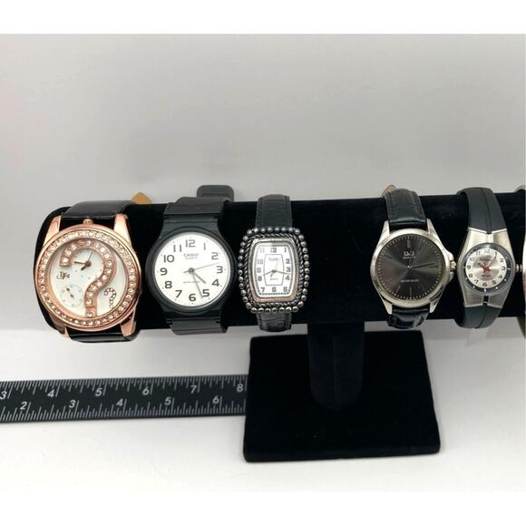 Women\'s Fashion Watch Bundle - 5 Watches including Casio-Q&Q-Kristine-Armitron main image 12
